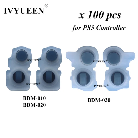 IVYUEEN Токопроводящая резиновая клавиатура для контроллера PlayStation 5