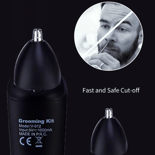 VGR Grooming Kit Professional Hair Clipper Hair Cutting Machine Men's Shaver Nose Hair Trimmer Multifunctional Household V-012 8