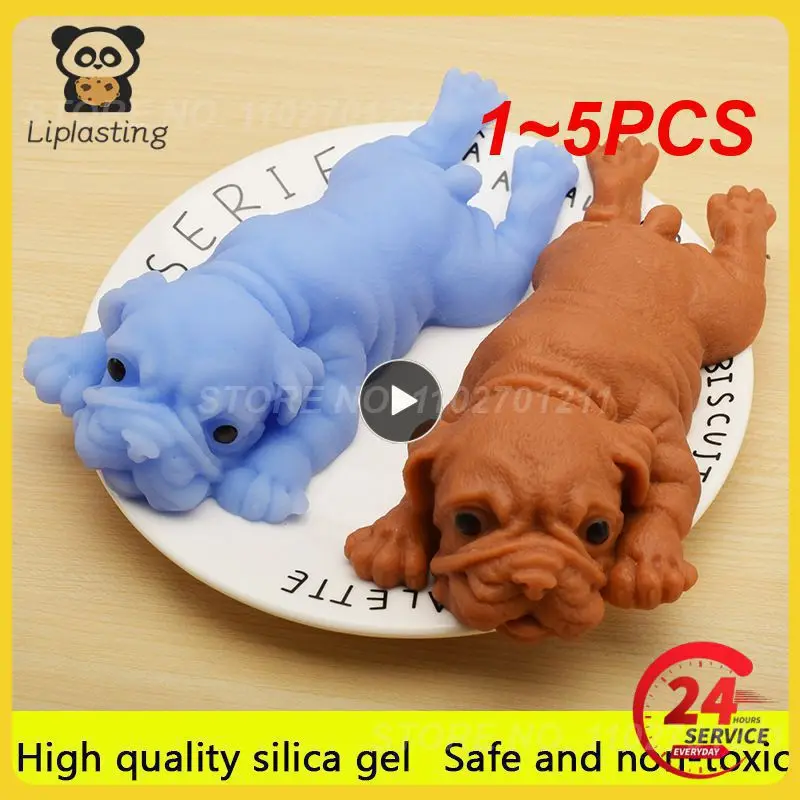 

1~5PCS Antistress Dog Pug Toy Puppy Soft Toys Fidget Toys Puzzle Simulation Decompression Toys Puppy Squish Dog Autism Toys