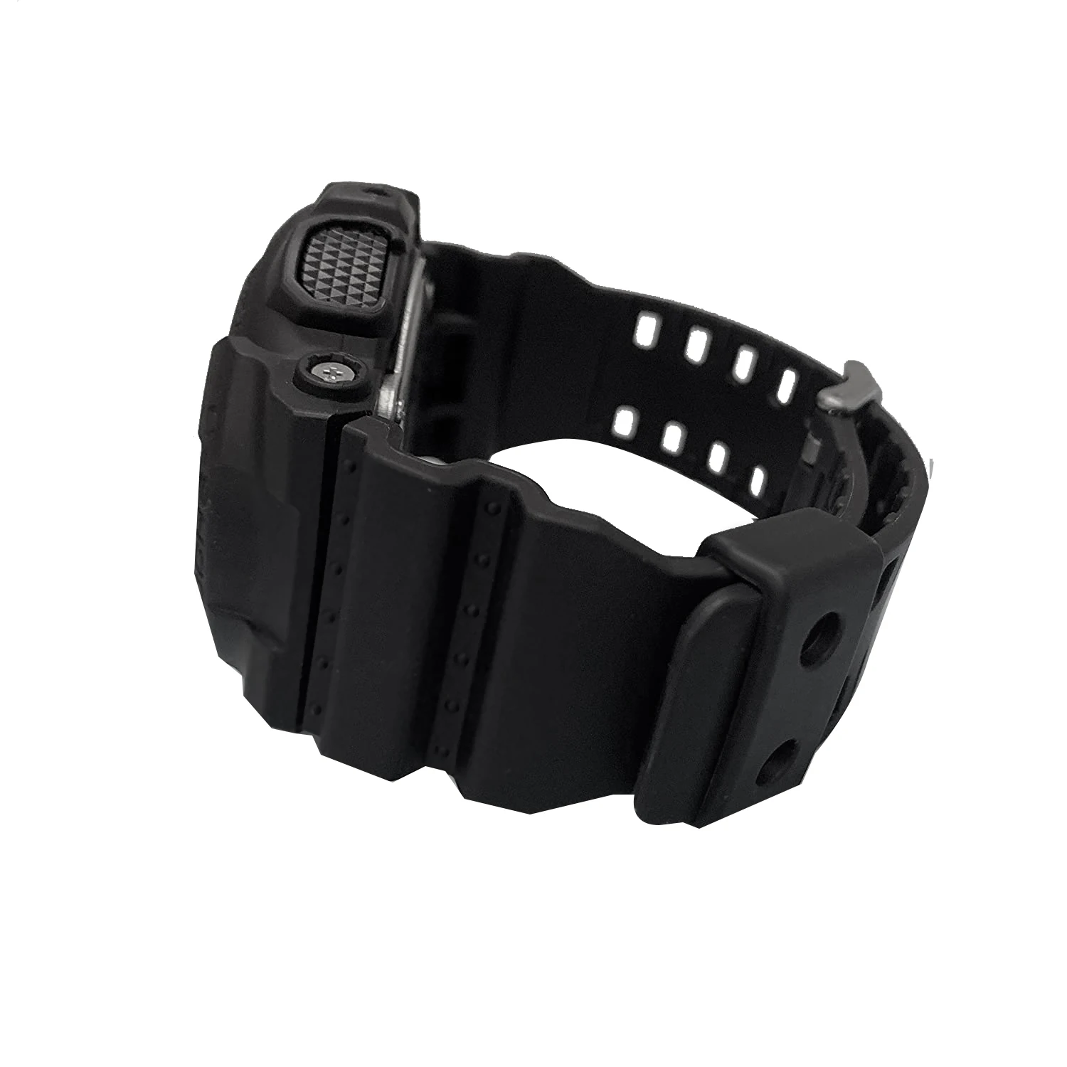 Сменный ремешок для часов из натуральной смолы GD120/GA-100/GA-110/GA-100C (черный)