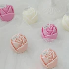 1 шт. имитация розы Ароматизированная свеча маленькая милая свечка Бездымная ароматерапия свеча на день рождения и День святого Валентина