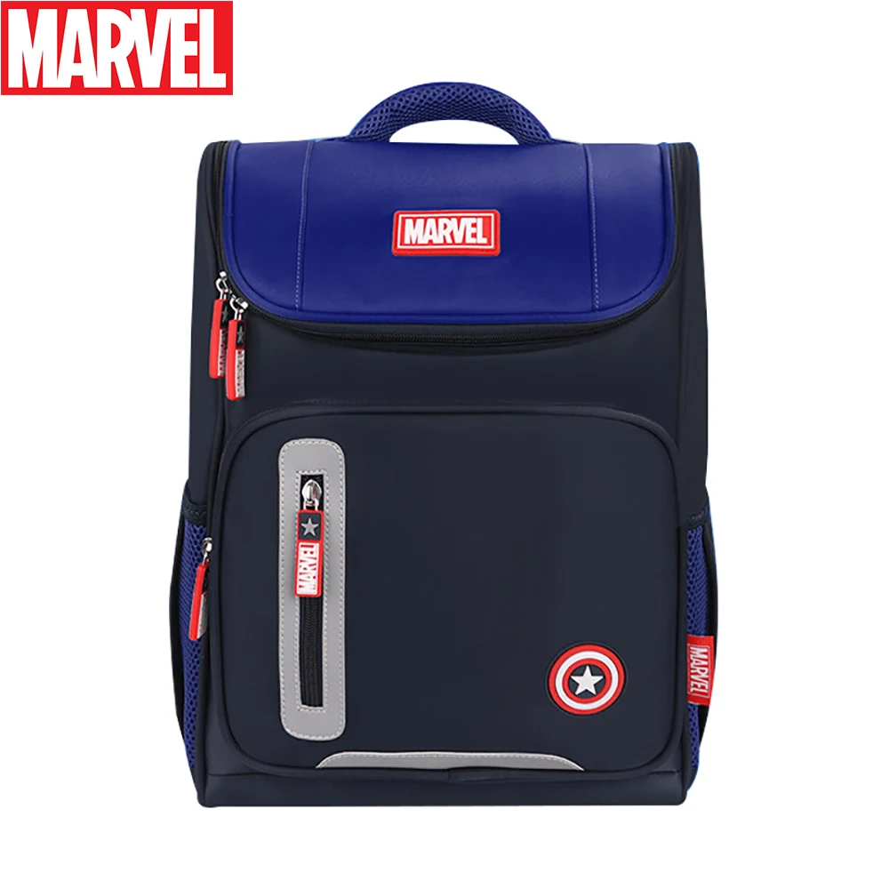 Детские вместительные школьные ранцы Marvel для мальчиков рюкзаки с супергероями Мстителей детский студенческий легкий рюкзак для декомпрес...