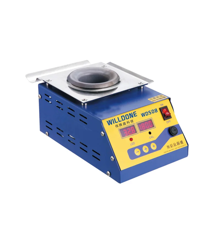 

Willdone-508 150W Mini Titanium Lead-Free Soldering Pot