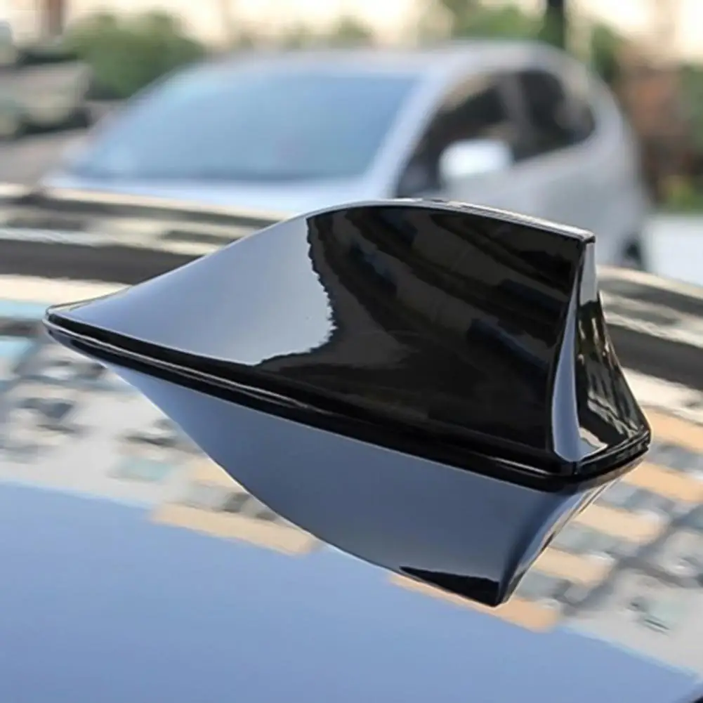 

Car Vehicle Universal Shark Fin Antenna Signal Radio Dedicated Punch Free Tail Roof Modification Aerial for Decoration