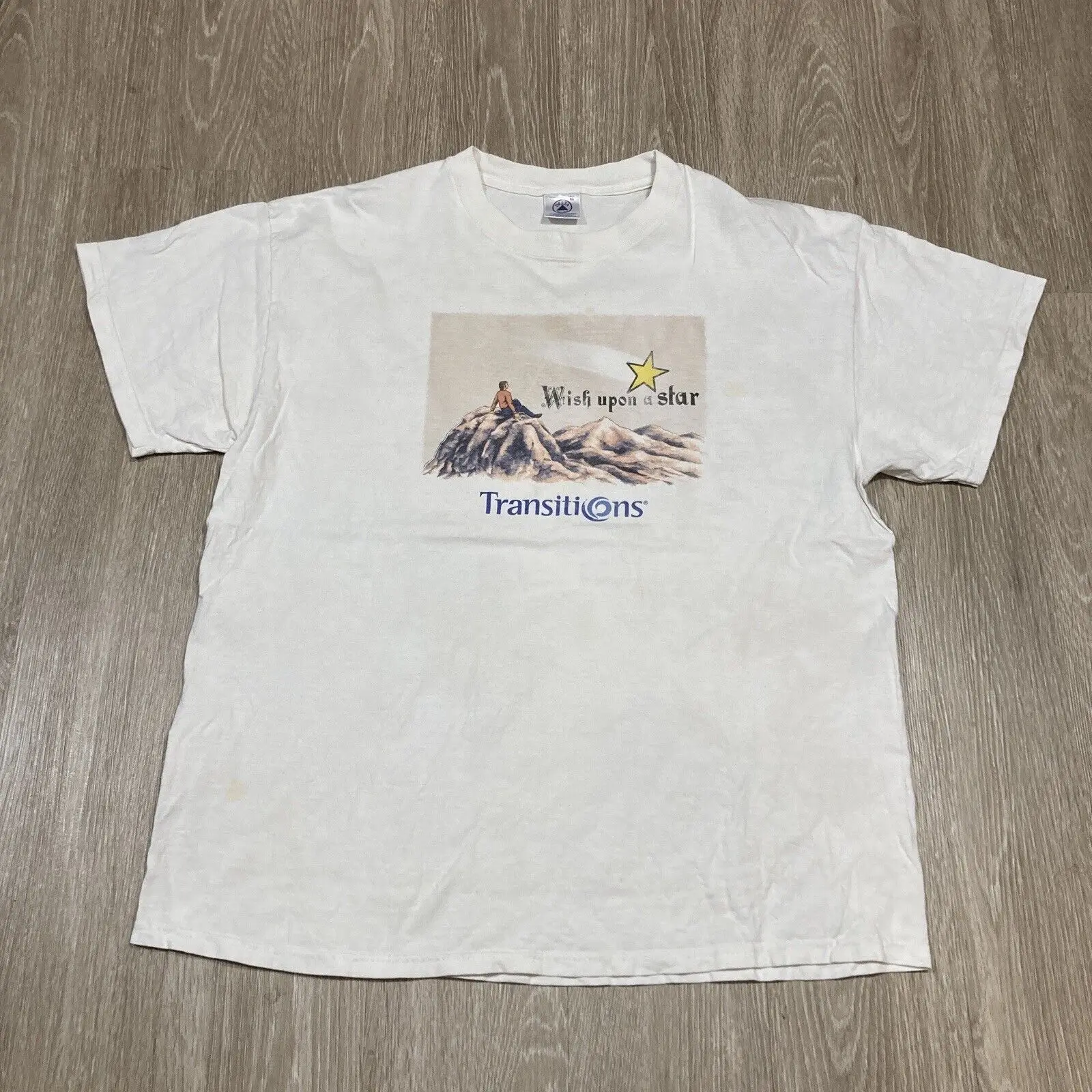 Рубашка с линзами Y2k XL Vintage 90s 00s Wish Upon A Star