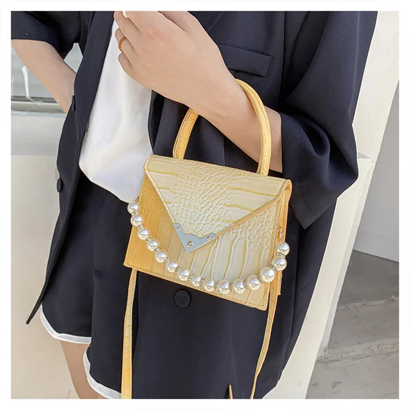 

Fashion handbags for women classic stone pattern square flap handbag leather crossbody bag upper handle 2021 fashion claws