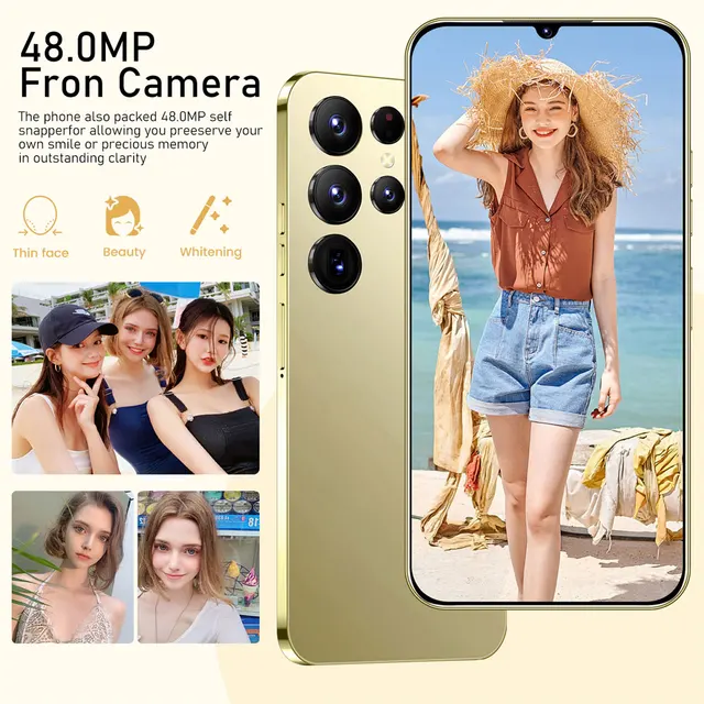 S23 Ultra Smartphone 4G/5G Cell Phone 6.8inch Full Screen Face ID Snapdragon 8 Gen2 6800mAh Mobile Phones Global Version 5