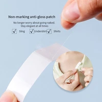 36pcs transparent double sided tape dress clear bra strip medical waterproof tape chest stickers breast bra safe lingerie tape