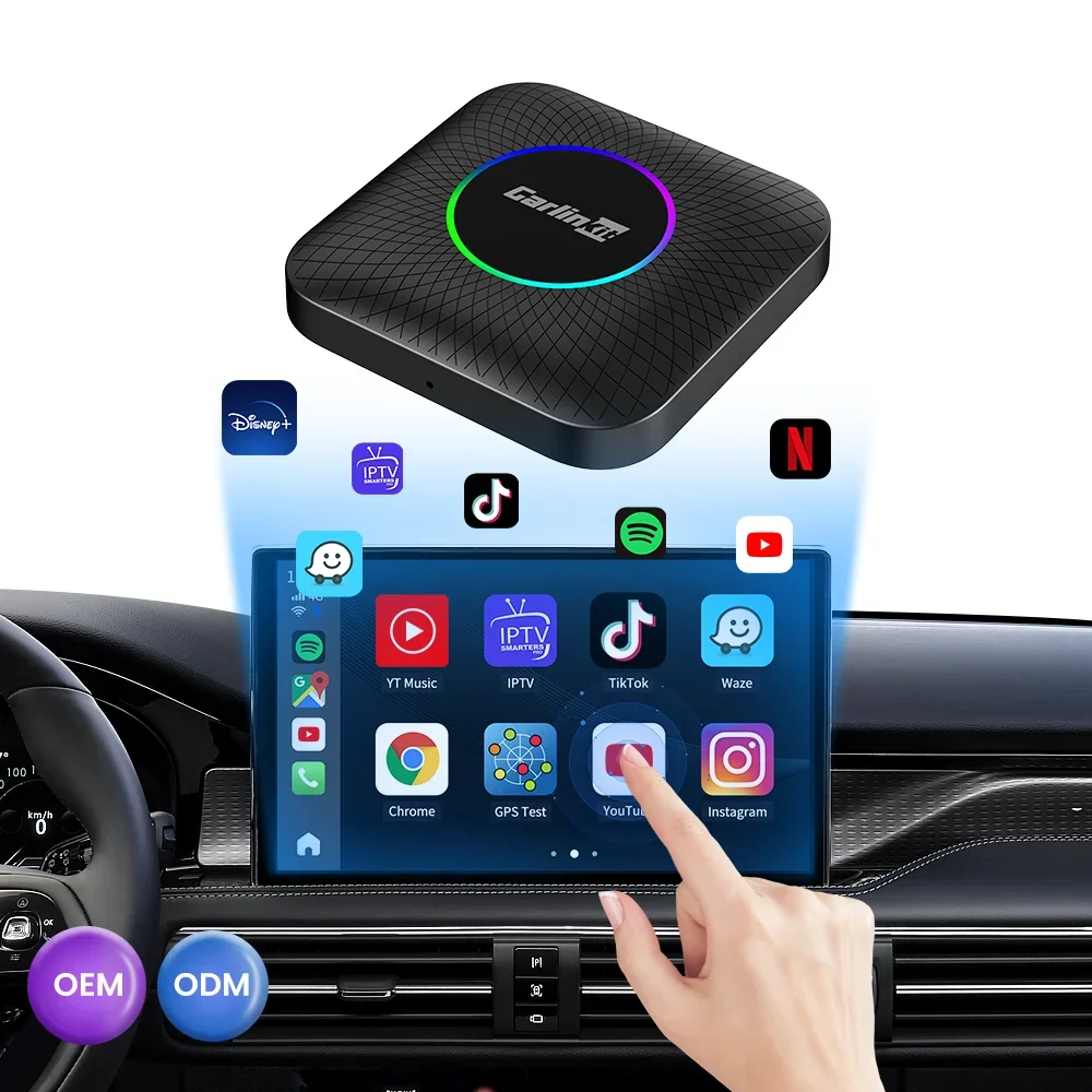 Новое поступление Carlinkit 8G + 128 ГБ Android 13 Система carplay авто стерео Youtobe Netflix