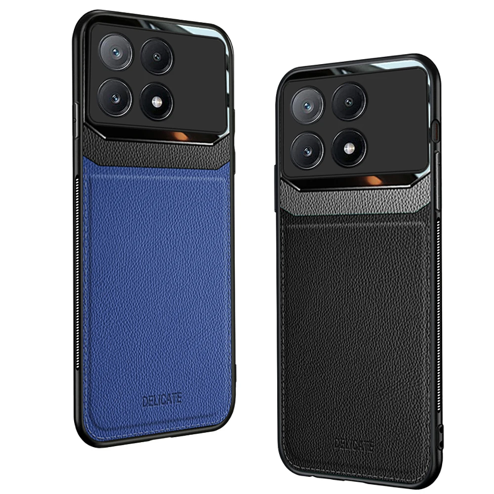 Кожаный чехол для телефона Xiaomi Poco F6 Pro задняя крышка Poko Pocco F6pro 2024 6 67 дюйма