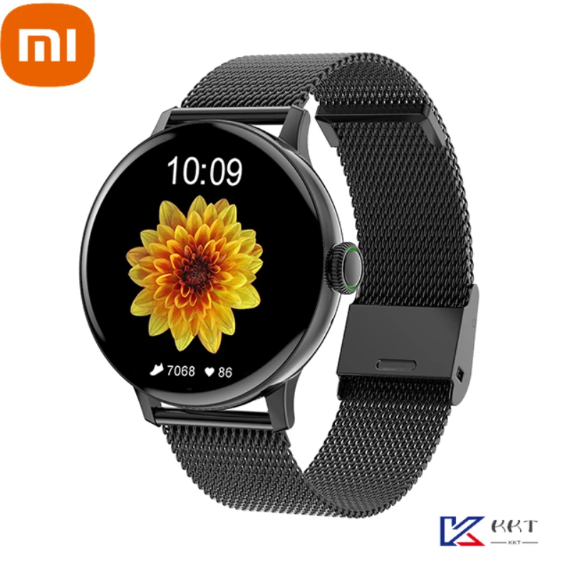 

Смарт-часы XIAOMI 390*390 пикселей женские сенсорные водонепроницаемые IP68 Смарт-часы с пульсометром и Bluetooth-вызовом с поворотной кнопкой