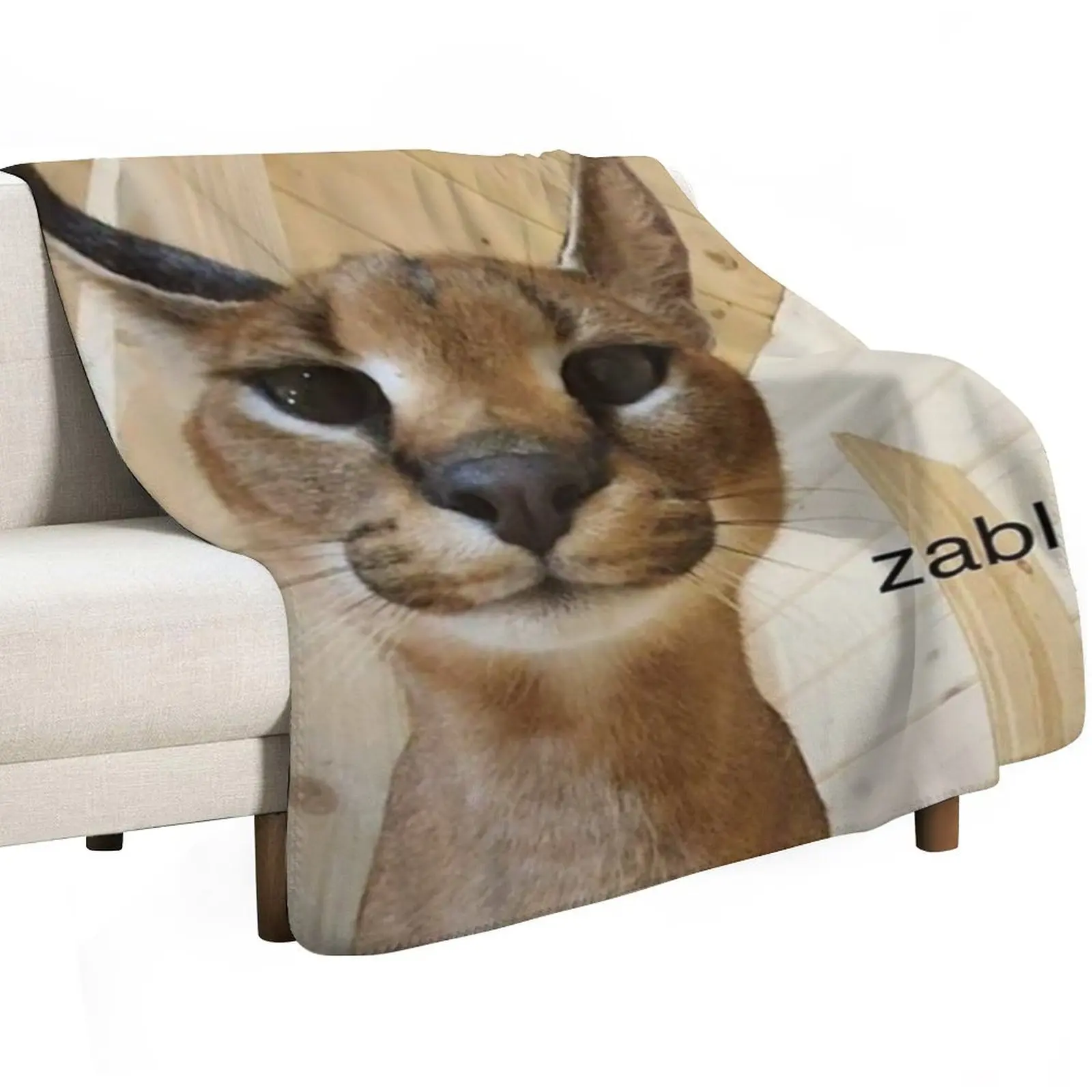 Фото Плед Zabloing Meme для дивана, роскошный плед в клетку для дивана, утяжеленный декоративный плед для дивана. №2