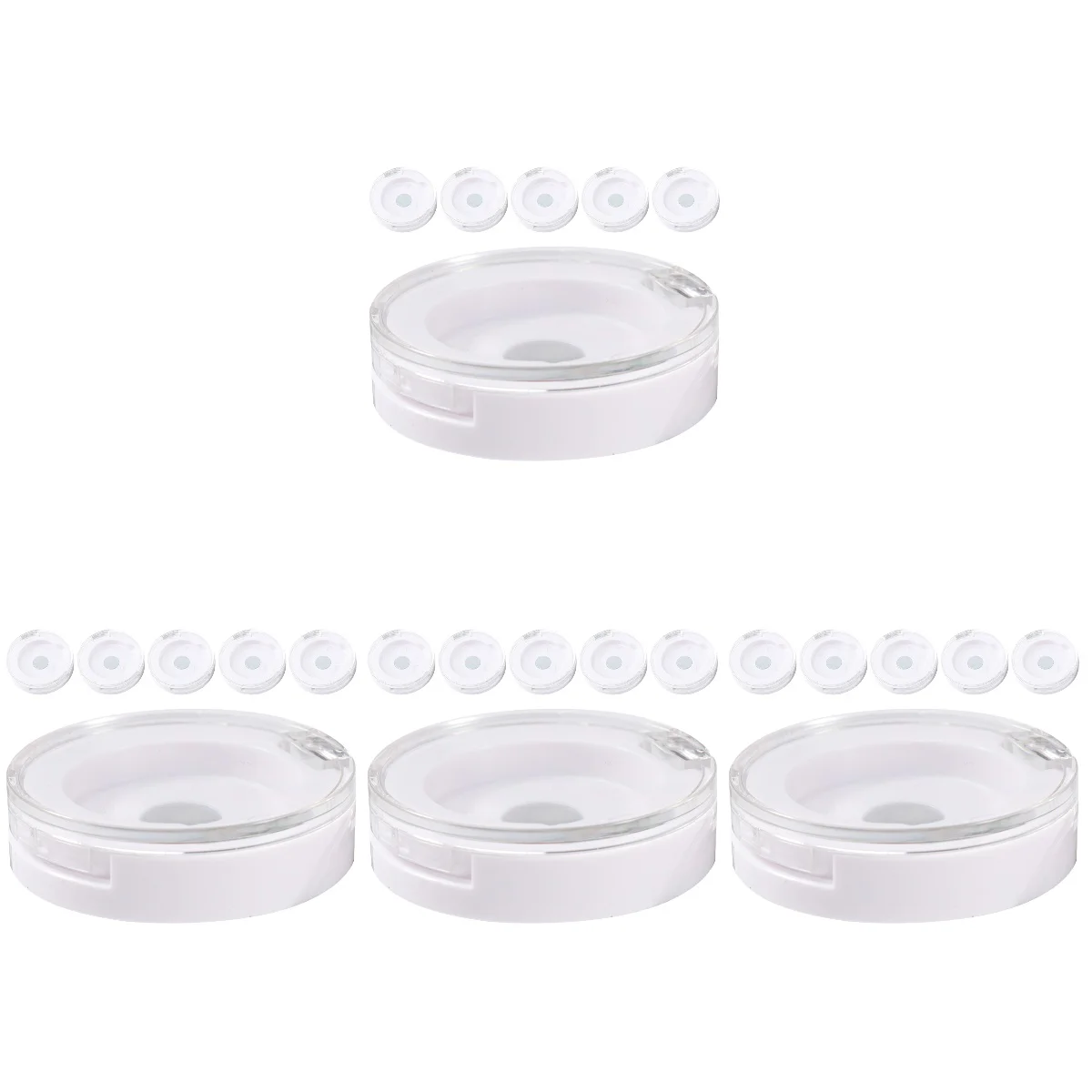 

24 Pcs Single Color Empty Empty Makeup Powder Sample Containers Single Color Empty Empty Makeup Powder Sample Containers