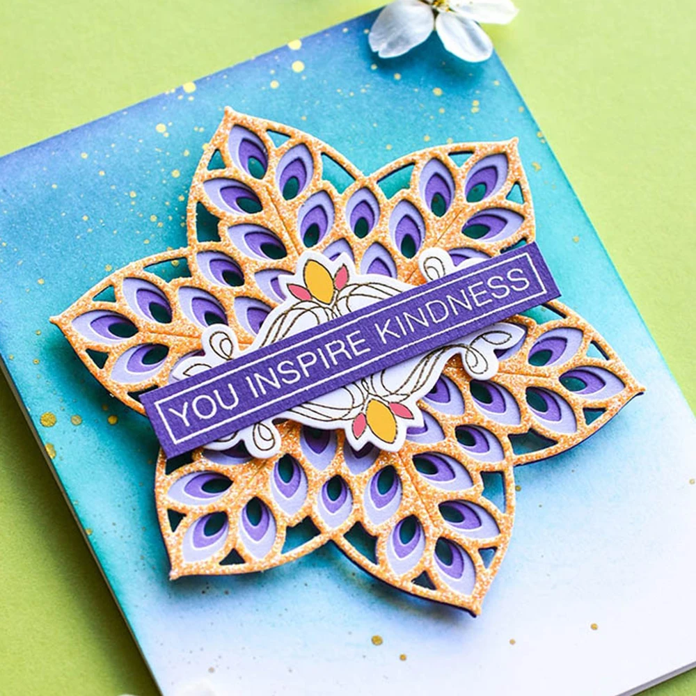 Вырубные штампы в виде бабочек ярких надписей Радужный штамп для скрапбукинга