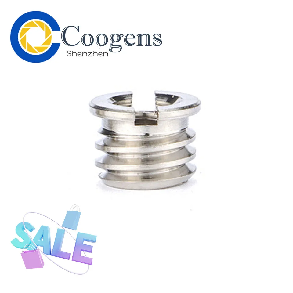 

1/4 turn 3/8 Conversion Nut SLR Camera Tripod Quick Mount Board Adapter Screw Photography Equipment Accessories