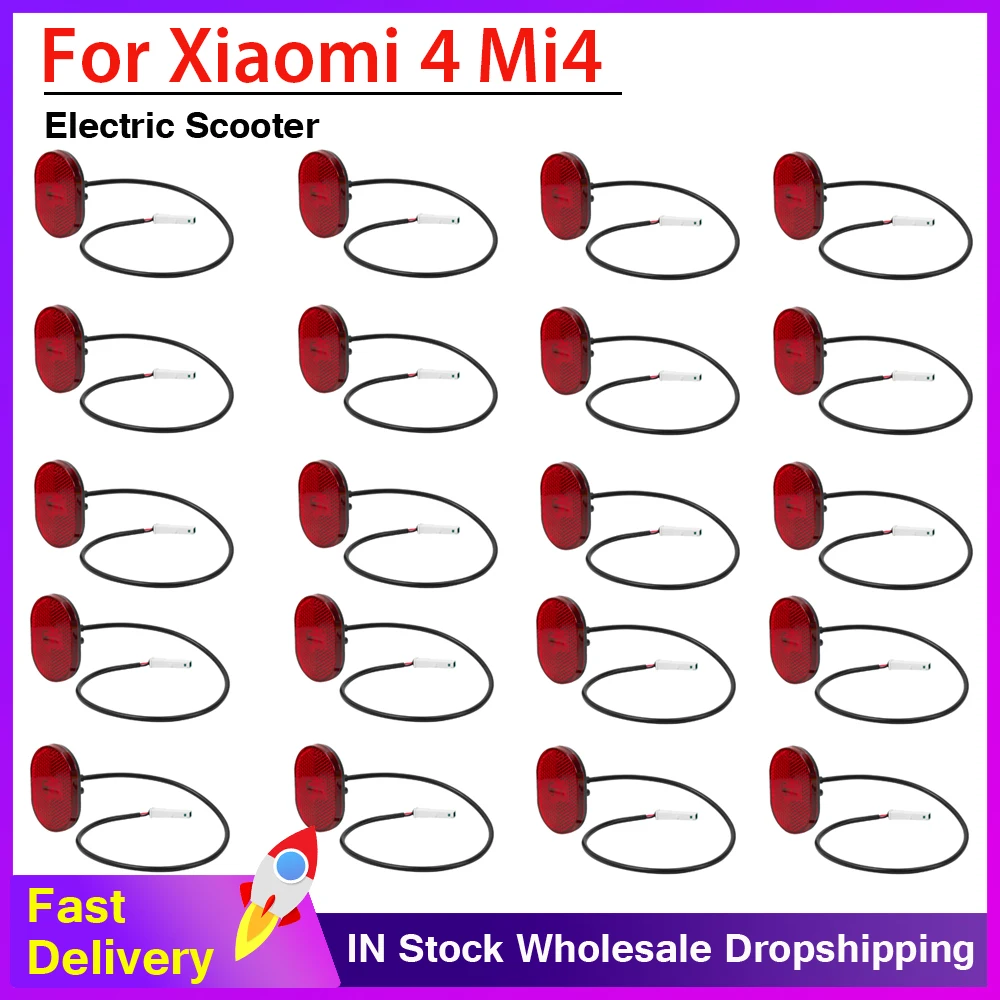 

Scooter Mudguard Brake Rear Tail Light For Xiaomi 4 Electric Scooter Mi4 Taillight ABS Fender Lamp LED Stoplight Fender Parts