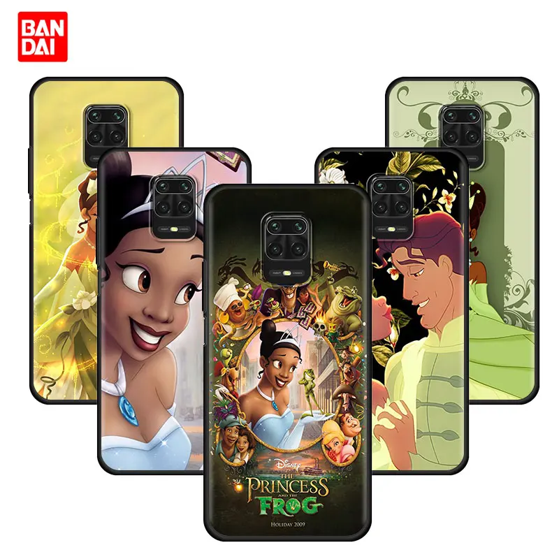 

Disney Tiana Princess Anime Case for Xiaomi Redmi Note 7 8 9 9s 10 11 8T 11T Pro Plus 5G 4G Luxury Cover Thin Phone Silicone