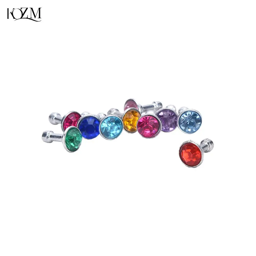 

10pcs Bling Diamond Earphone Jack Plug Universal 3.5mm Cell Phone Earphone Plug Headphone Jack Stopper Accessories