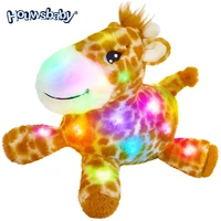 houwsbaby led musical giraffe floppy stuffed animal singing light up plush toy gifts for kids toddlers girls yellow9 5
