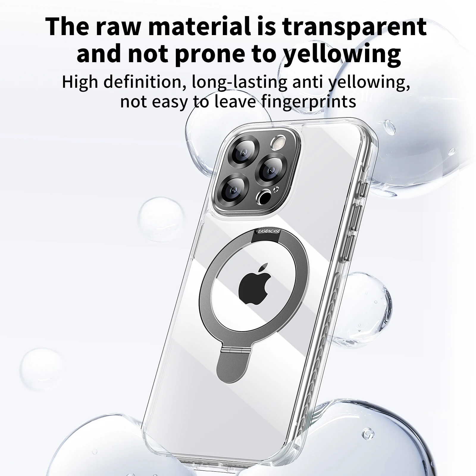 Фото Магнитная док-станция Dragon Scale Magsafe подходит для чехлов для телефонов Apple 17 Pro Max, прозрачный акрил для iPhone 13 14 plus, №5