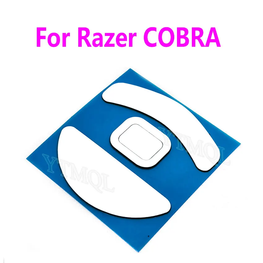 

1 комплект, ножки для мыши, коньки для Razer COBRA, проводная версия, сменные скользящие подушечки для ног, белый, черный, разъем для наклейки на мышь