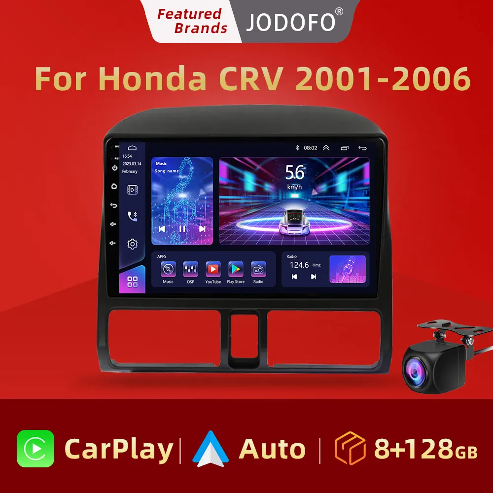 Jodofo Radio 2 Din Android 11 Auto Car Multimedia Video Play