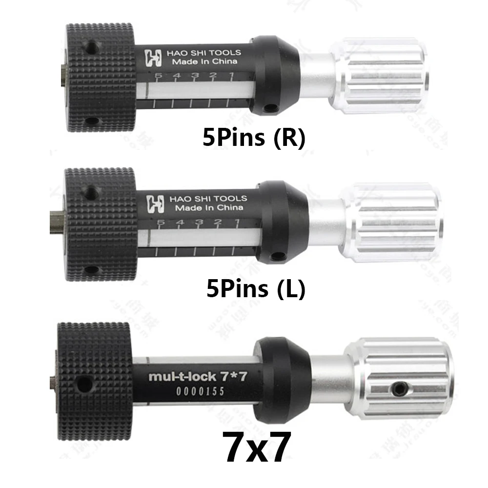 

HAOSHI для мульти-T-Lock 7 штырьков (R) MUL-T-LOCK 5 штырьков (L) 5 штырьков (R), набор слесарных инструментов с 7 штырьками