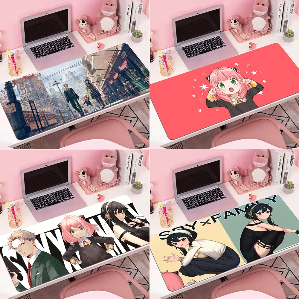 

Spy X Family 90x40cm XXL Large Gaming Mouse Pad Anime Computer Gamer Keyboard Mouse Mat Desk Mousepad For PC Desk Pad Office