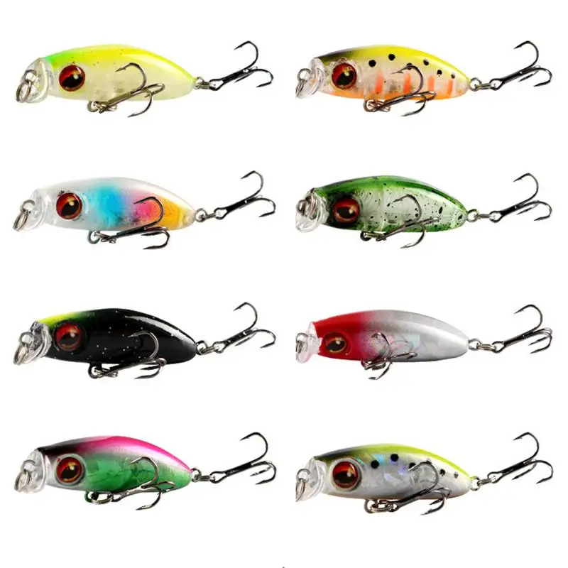 Набор приманок для ловли окуня 8 шт. приманки реалистичные рыболовные набор