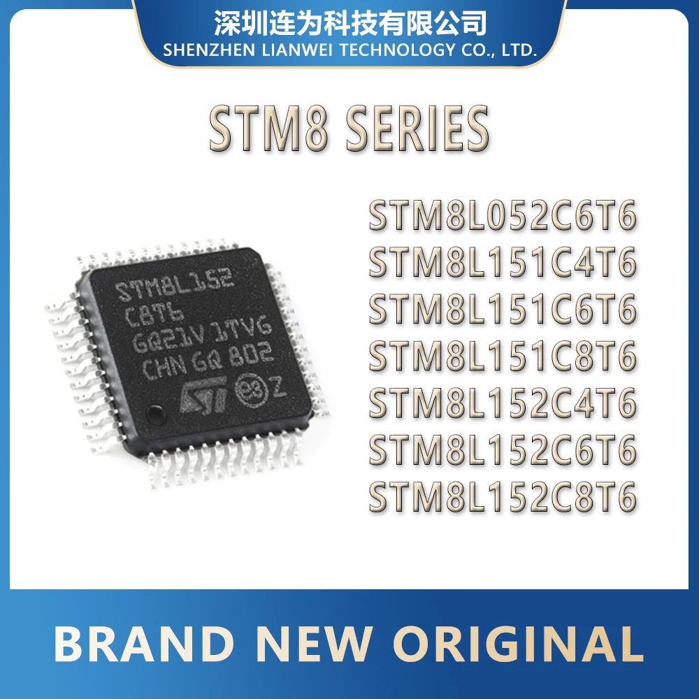 

STM8L052C6T6 STM8L151C4T6 STM8L151C6T6 STM8L151C8T6 STM8L152C4T6 STM8L152C6T6 STM8L152C8T6 STM8L052 STM8L152 STM8L STM IC MCU