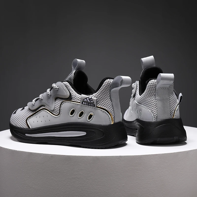 Детские баскетбольные кроссовки Нескользящие верхний дизайн уличная спортивная