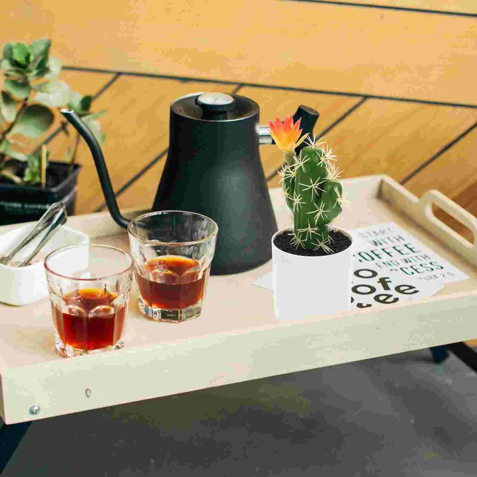 Сукуленый горшок имитация кактуса искусственные растения декоративное