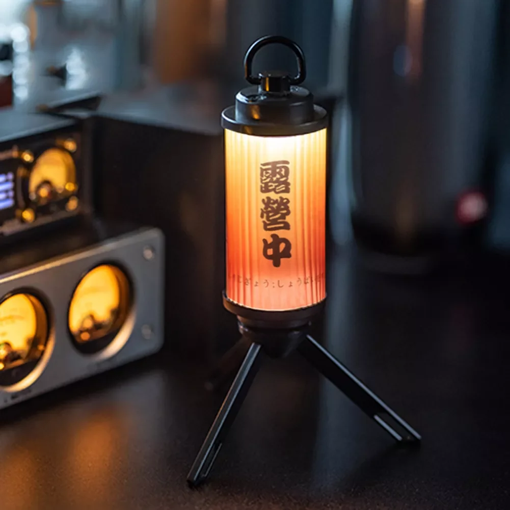 

200LM Camp Atmosphere Lamp Rechargeable LED Table Lamp IPX5 Waterproof Type-C Charging Emergency Torch 3 Modes 3350mAh Battery