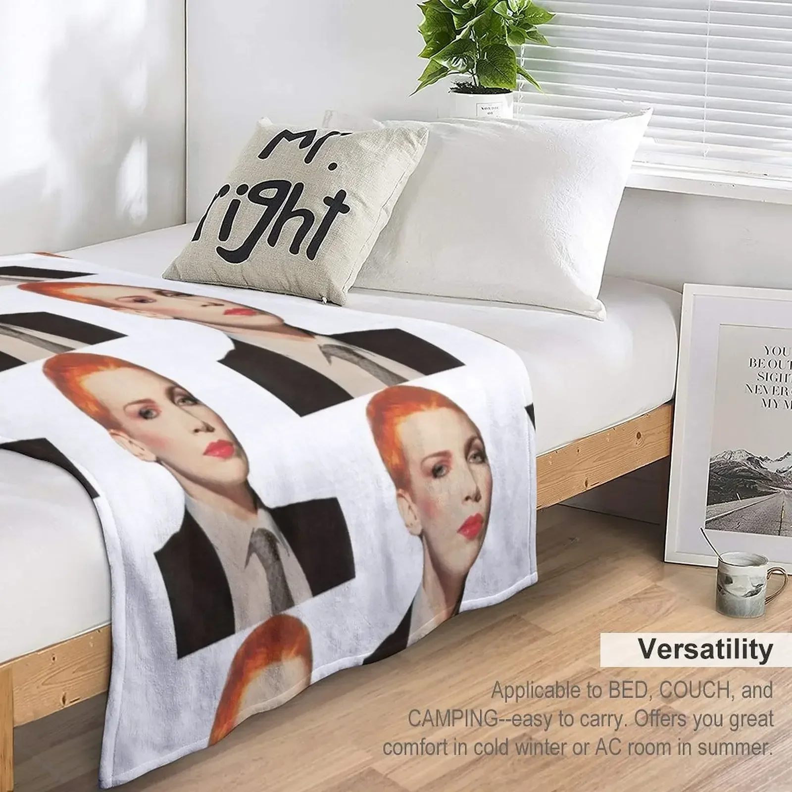 Новое винтажное одеяло в клетку Annie Lennox Eurythmics Sweet Dreams