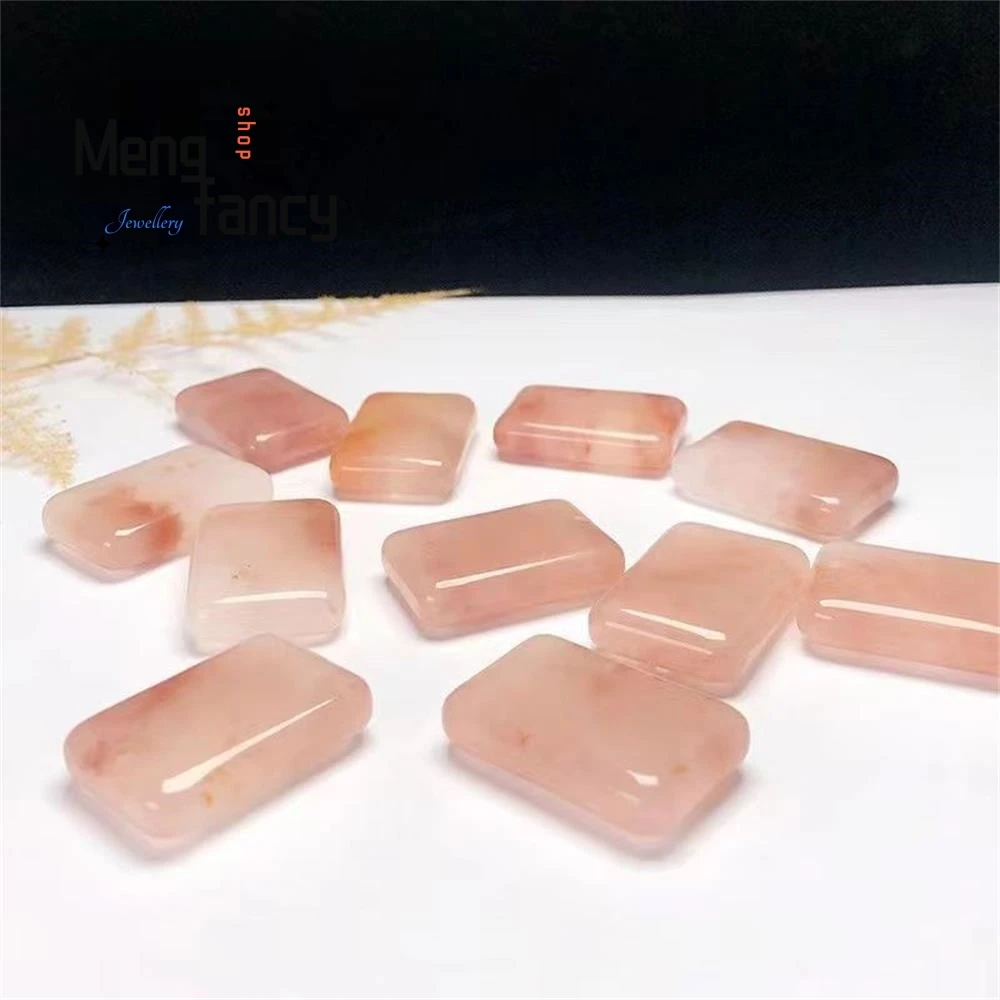 Подвеска из натурального золотистого шелка нефрита розового цветка персика