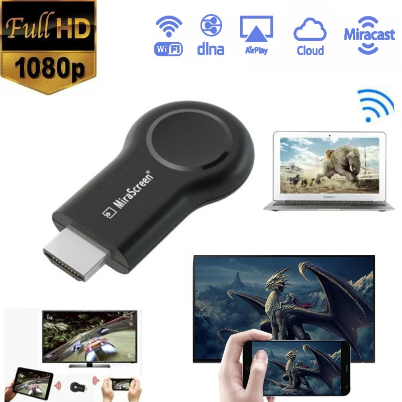 

HD Беспроводной Wi-Fi HDMI-совместимый ТВ-Стик адаптер Дисплей Anycast Miracast AirPlay зеркальный экран приемник для IOS Android