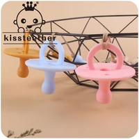kissteether new 1pcs baby silicone pacifier food grade care product soft baby nipple soother pacifier nursing accessories toy