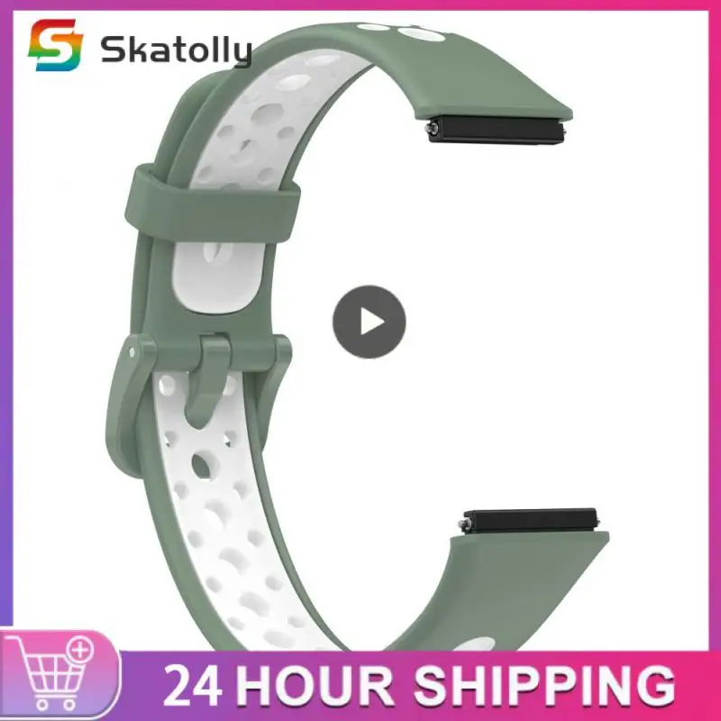

Silicone Strap Strap Accessories Watch Strap For Huawei Watch Band 7 For Huawei Band 7 Multi-color Correa Bracelet Wristband