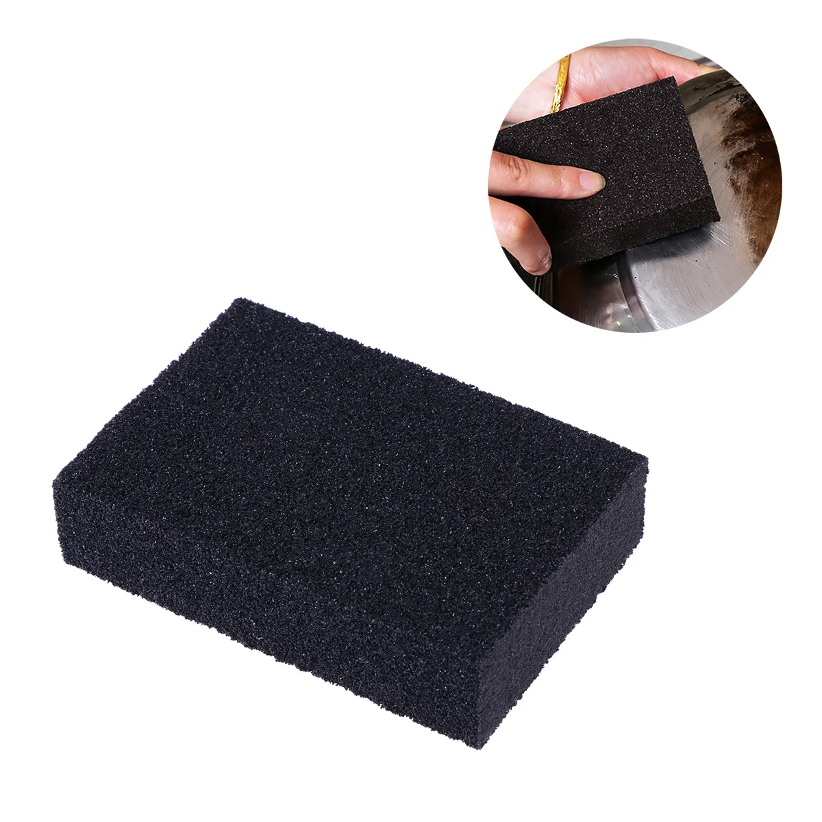 

Sponge Cleaning Washing Sponges Pad Dish Brush Pads Emery Descaling Scrubber Kitchen Stain Remover Carborundum Bowl Eraser Rust