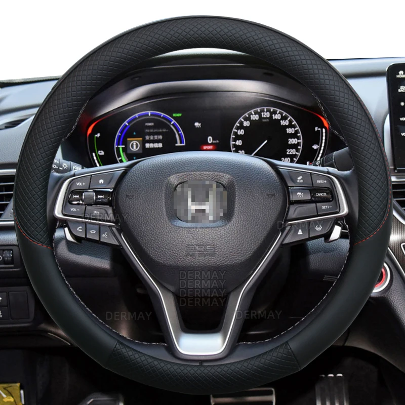 Чехол на руль автомобиля из ПУ кожи нескользящий для Honda Accord 5 6 7 8 9 10 Inspire 100% ~ 1976 |