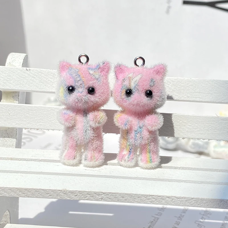 Подвески в виде кошек 2 шт цвет ассортименте