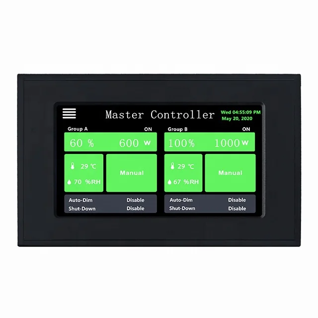 

0-10V Smart Controller for Greenhouse Hydroponic Grow Light and Dimmable Electronic Ballast