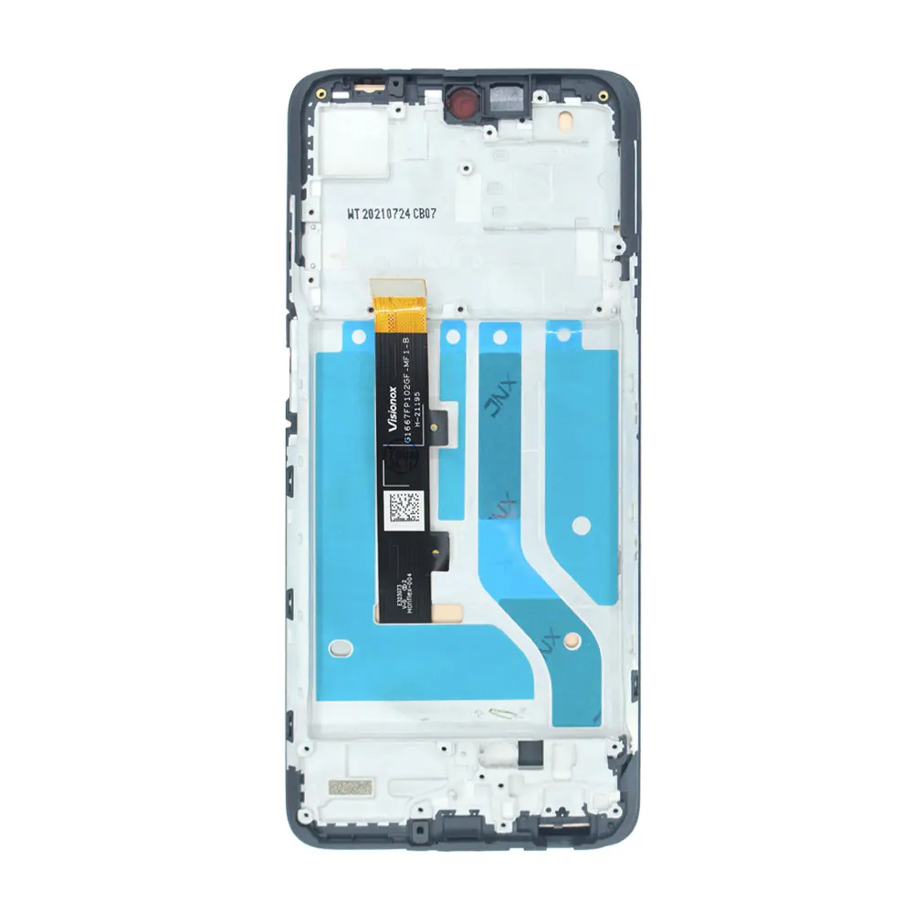 Фото AMOLED для Motorola Moto Edge 20 Fusion ЖК-дисплей, сменный преобразователь сенсорного экрана для Moto Edge 20 Lite, ЖК-дисплей с рамкой №5