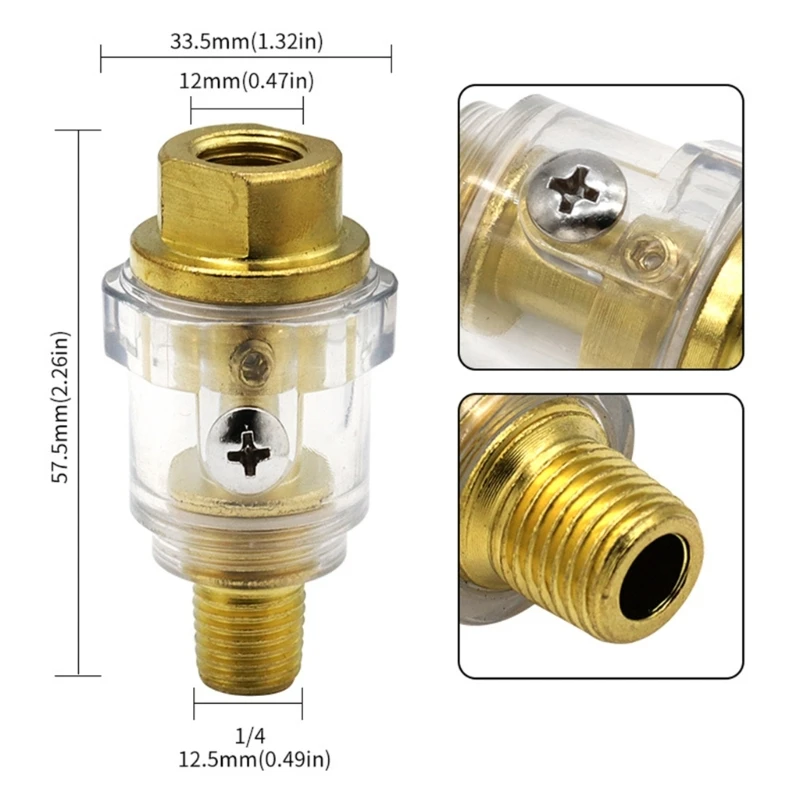 Автоматическая мини-линейная масленка 1/4 дюйма масляная смазка BSP для