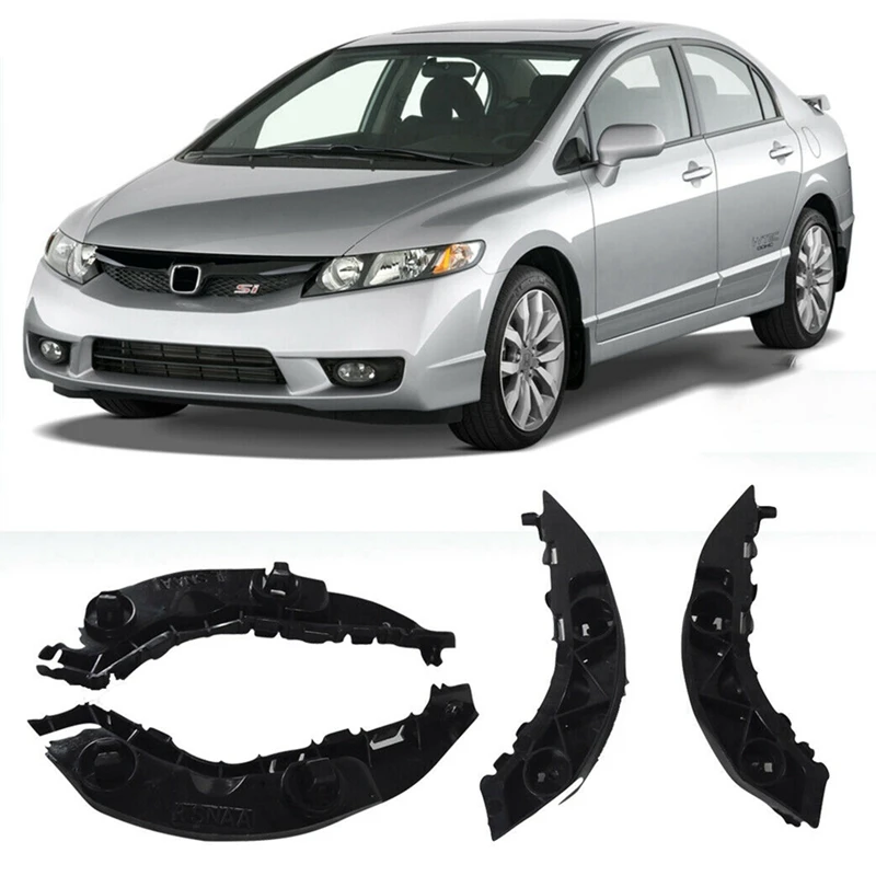 12X автомобильный передний бампер для Honda Civic 2006 2007 2008 2009 2010 2011 71198-SNA-A02 71193-SNA-A02