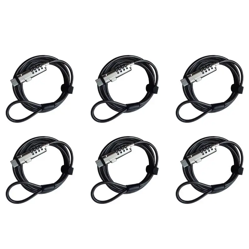 Фото 6X USB-замок с защитой от кражи, для ноутбуков, планшетов, проекторов, телевизоров - B12B №1