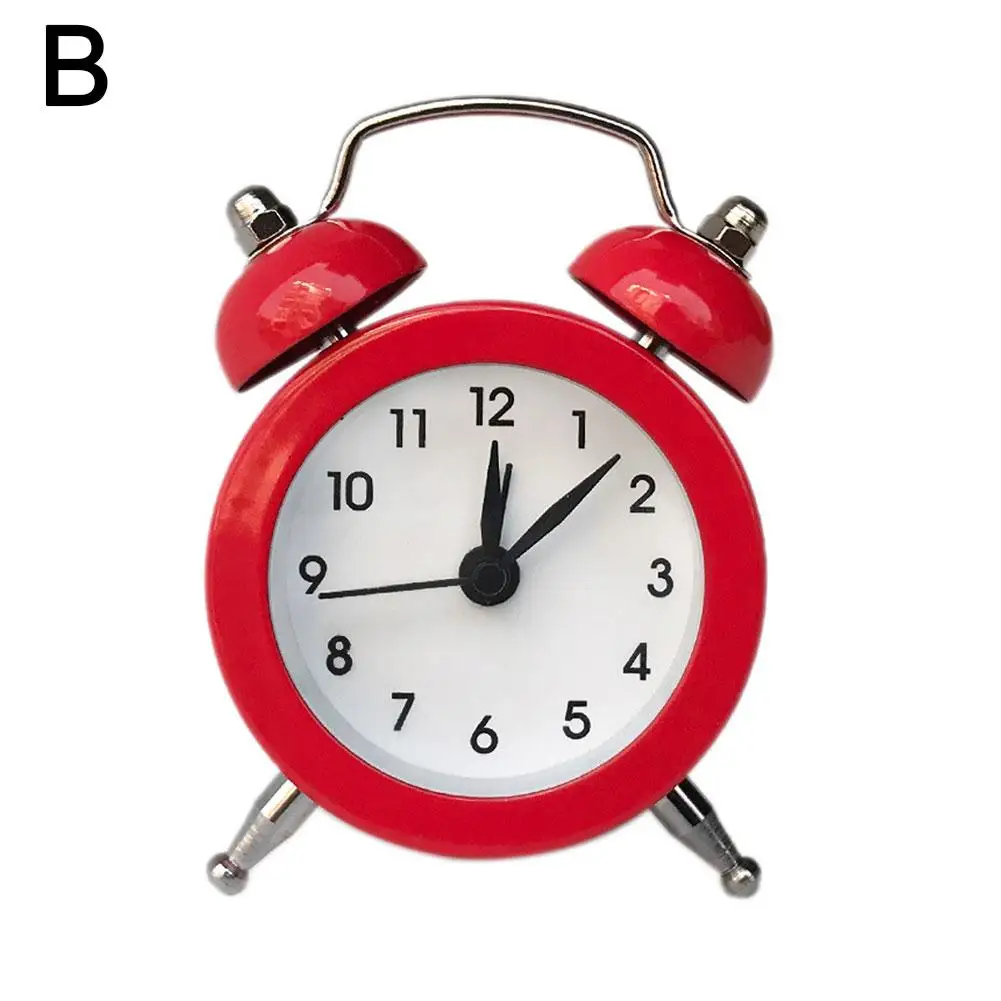 

Мини металлический будильник