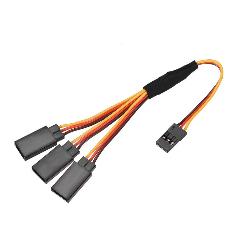 Тройной 3-ходовой удлинитель с Y-образным кабелем, 30-жильный сервоудлинитель 1, конвертирует в 3-х проводных Y-образных соединителей 15 см, 30 см, 30-жильный кабель, 10 шт.