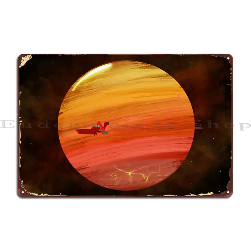 

Металлический плакат космической поездки, Постер клуба, бара, создание Ретро Железа, жестяной плакат