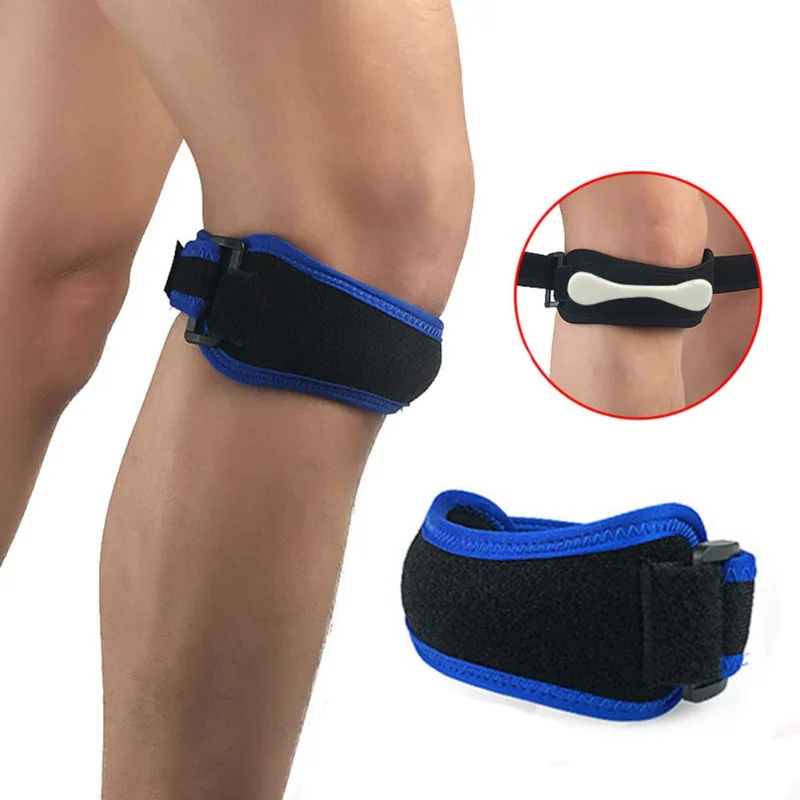 

1pc Knee Pads Sleeve Neoprene Adjustable Elastic Compression Leg Patella Wrap Warmer Protector wear Outdoor Sports
